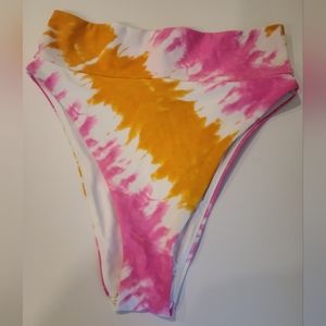 Aerie Tie Dye high waisted bikini bottom size s